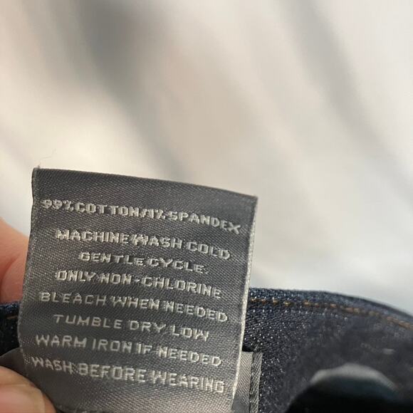 Ann Taylor Factory Modern Fit Dark Wash Jeans Lower on Waist Womens 8 Denim - Picture 12 of 15